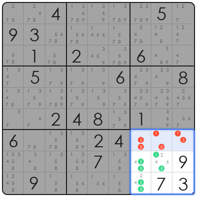sudoku auto candidate